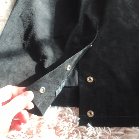 🎱VTG suede leather pencil skirt - Picture 6 of 8